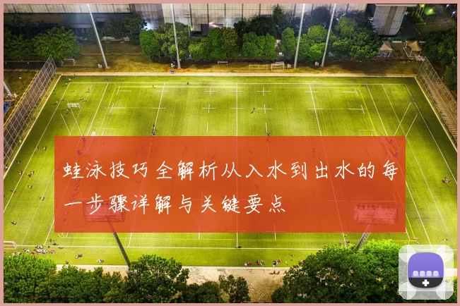 蛙泳技巧全解析从入水到出水的每一步骤详解与关键要点